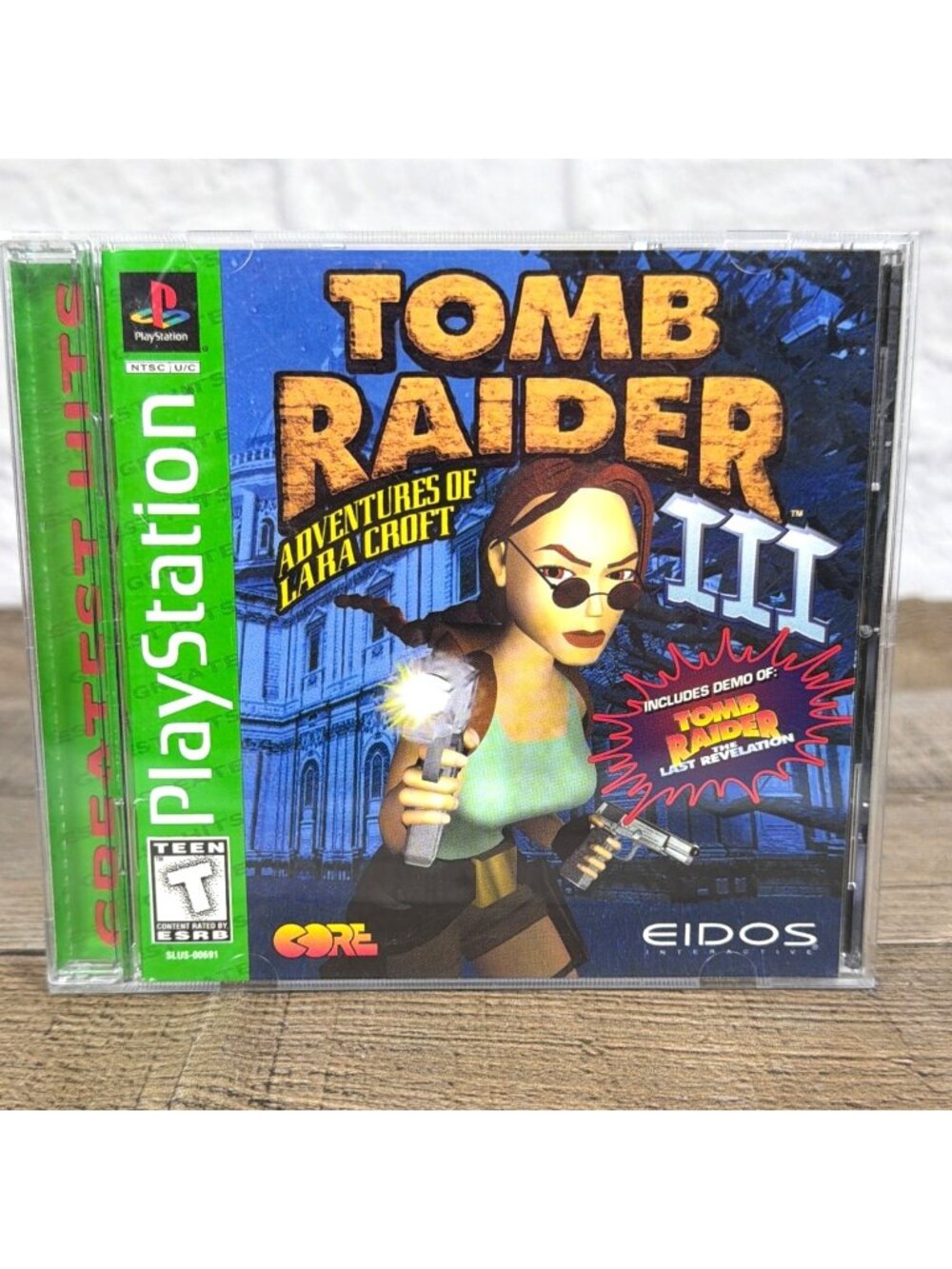 Vintage Tomb Raider III Adventure Lara Croft PlayStation PS1 Video Manual Tested